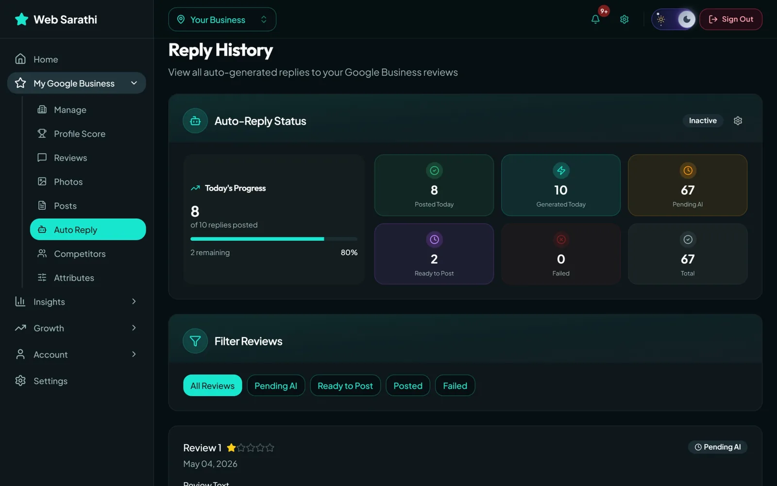 AI Review Replies